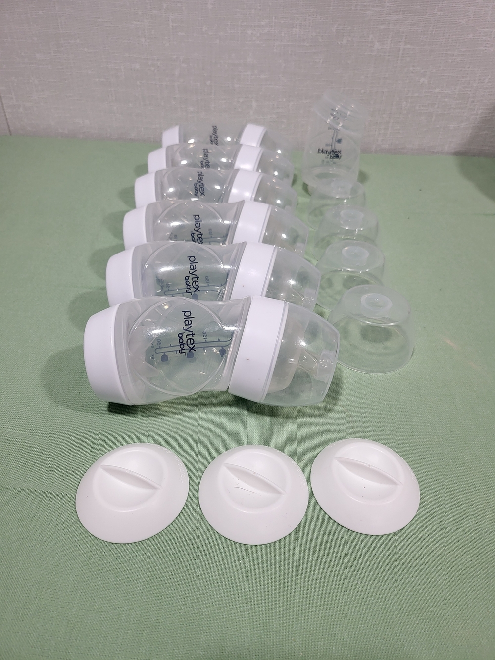 Playtex White Clear Baby Bottle Set - White
